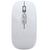 Mouse Sem Fio Bluetooth Recarregavel Compatível Com Macbook Air Pro Branco