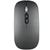 Mouse Sem Fio Bluetooth Recarregavel Compatível Com Macbook Air Pro Cinza