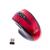 Mouse sem fio optico 2,4ghz 800/1200/1600 dpi com 6 botões Vermelho