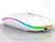 Mouse Sem Fio Recarregável Wireless Led Rgb Colorido Ergonômico Usb 2.4 Ghz Branco