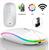 Mouse sem fio RGB Recarregavel para Tablet Notebook PC Branco