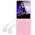 Mp3 MP4 Player Leitor De Música Suporta 64gb Fone Radio Fm Gravador Alto Falante Multimídia Corrida Academia ROSA