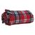 Multimanta acrílica cobertor casal manta decorativa com franjas 190 x 220 m  Vermelha RX - A
