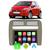 Multimidia  Fiat Punto 2008 2009 2010 2011 2012 7" CarPlay Android Auto Google Voz Siri Tv Online Marrom