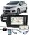 Multimídia Honda Fit 2015 2016 2017 2018 2019 2020 2021 Espelhamento Bluetooth USB SD Card + Moldura + Câmera Borboleta + Chicote + Adaptador de Anten BLACK PIANO