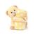 Naninha de Pelúcia com Bichinho e Mantinha Cobertor Super Confortável  Ursinho amarelo