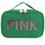 Necessaire Estojo Escolar Organizador Feminina Feminina Pink Com Espelhinho Porta Batom, Maquiagem Verde