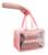 Nécessaire Feminina Bolsa Sacola Organizadora Impermeável Praia Piscina Material Preimum Grande Transparente Reforçada Rosa claro