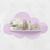 Nicho Nuvem Grande em Mdf para Quarto de Bebê Decorativo Lilás