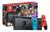 Nintendo Switch LCD + Mario Kart 8 Deluxe + Joy-Com Neon Blue e Neon Red + 3 Meses de Assinatura Digital Nintendo Switch Online azul e vermelho