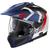 Nolan capacete n70-2x decurio Branco/Azul fosco