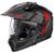 Nolan capacete n70-2x decurio Cinza/Vermelho fosco