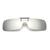 Nova Lentes Óculos Clip On  Polarizado Proteção U V 400 Cinza claro