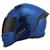 Novo Capacete Fechado Pro Tork Stealth Solid Brilhante Viseira Fumê Masculino Feminino AZUL CLARO