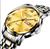 Novo Relógio Masculino Belushi Luxo Aço Inoxidável Dourado