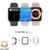 Novo Smartwatch W59 Série 9 NFC 47mm + 2 Pulseiras+ Case+ Película EXTRA Prata