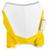 Number Plate Frontal Passa Cabo Amx Duo Crf 250f Branco / Amarelo