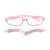 Óculos Armação Infantil Flexível Elástico Silicone 3 A 7 Anos Rosa