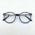 Óculos Armação Sem Grau Redonda Geek Tr90 Masculina Feminina Azul, Preto