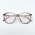 Óculos Armação Sem Grau Redonda Geek Tr90 Masculina Feminina Rosa, Cinza