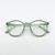 Óculos Armação Sem Grau Redonda Geek Tr90 Masculina Feminina Verde cristal