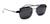 Óculos Clip On SP-129 Feminino 2 Em 1 Grau E Sol  Juntos Preto