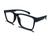 Oculos De Grau Inquebrável Infantil Silicone Flexível Preto Preto