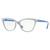 Óculos de Grau Vogue Feminino VO5202L Azul, Cinza