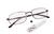 Óculos De Leitura Armação Metal Unissex Com Grau Pronto Grau até + 5 Grafite