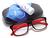 Óculos De Leitura P03 Descanso Perto Pronto Presbiopia Grau + 1.50 Preto c, Vermelho