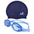 Óculos de Natação Hammerhead Aqua 2.0 + Touca de Natação Azul