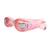 Óculos de Natação Infantil Profissional Antiembaçante Rosa rosa transparente