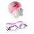 Óculos de Natação Speedo Classic Starters + Touca Rosa