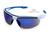 Óculos De Proteção Steelflex Anti Embaçante Bike Moto Neon Ca 40906 Epi Azul