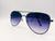 Óculos de Sol Aviador Feminino Original WAS UV400 Preto