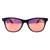 Óculos De Sol Casual Masculino  Quadrado Preto Com Proteção Uv400 Laranja