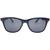 Óculos De Sol Casual Masculino  Quadrado Preto Com Proteção Uv400 Preto fosco