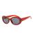 Óculos de Sol Cavalera Feminino Vermelho