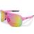 Oculos de SOL Ciclismo Hupi Huez Espelhado Rosa, Preto lente rosa