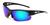Oculos De Sol Ciclismo Pesca Moto Esportivo Uv400 Oulaiou Preto, Lente, Espelhado, Azul