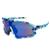 Óculos De Sol Corrida Cilclista Esporte Beach Tênis Proteção UV400 Acompanha Case Azul