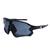 Óculos De Sol Corrida Cilclista Esporte Beach Tênis Proteção UV400 Acompanha Case Preto preto