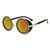 Óculos De Sol Designer Italiano Com Proteção Lateral Amarelo