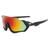Óculos de Sol Esportivo Bike Ciclismo com Proteção Uv400 + Case Preto, Dourado