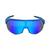 Óculos De Sol Esportivo Com Proteção UV400 Solar Para Ciclismo/Volei/Bike/Caminhada/Corrida/Atletismo A002 Azul, Azul