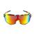 Óculos De Sol Esportivo Com Proteção UV400 Solar Para Ciclismo/Volei/Bike/Caminhada/Corrida/Atletismo A002 Florida, Vermelho
