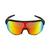 Óculos De Sol Esportivo Com Proteção UV400 Solar Para Ciclismo/Volei/Bike/Caminhada/Corrida/Atletismo A002 Preto, Vermelho