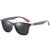 Óculos De Sol Esportivo Lentes Polarizadas E Proteção Uv400 Azul escuro, Vermelho