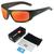 Óculos De Sol Esportivo Polarizado Dubery Kit Completo 4, Vermelho