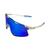 Óculos De Sol Esportivo Unissex Com Proteção UV400 Para Ciclismo, Corrida, Volei E Praia Transparente, Azul bebê
